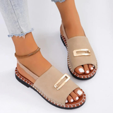 Mia | Slingback Sandals with a Buckle Detail