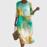 Elegant Floral Maxi Dress