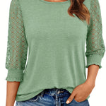Beatriz | Elegant Blouse with Openwork Sleeves