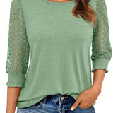 Beatriz | Elegant Blouse with Openwork Sleeves