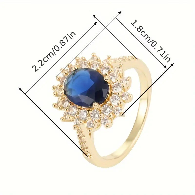 Blathnaid | Sapphire Statement Ring