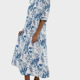 Emma | Light and Flowy Floral Midi Dress