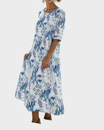 Emma | Light and Flowy Floral Midi Dress