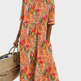 Emma | Light and Flowy Floral Midi Dress