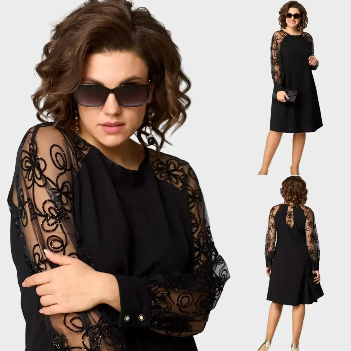 Celina | Classic Midi Dress for Special Occasions