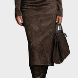 Long-Sleeve Midi Dress