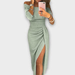 Lena | Elegant Off-Shoulder Dress