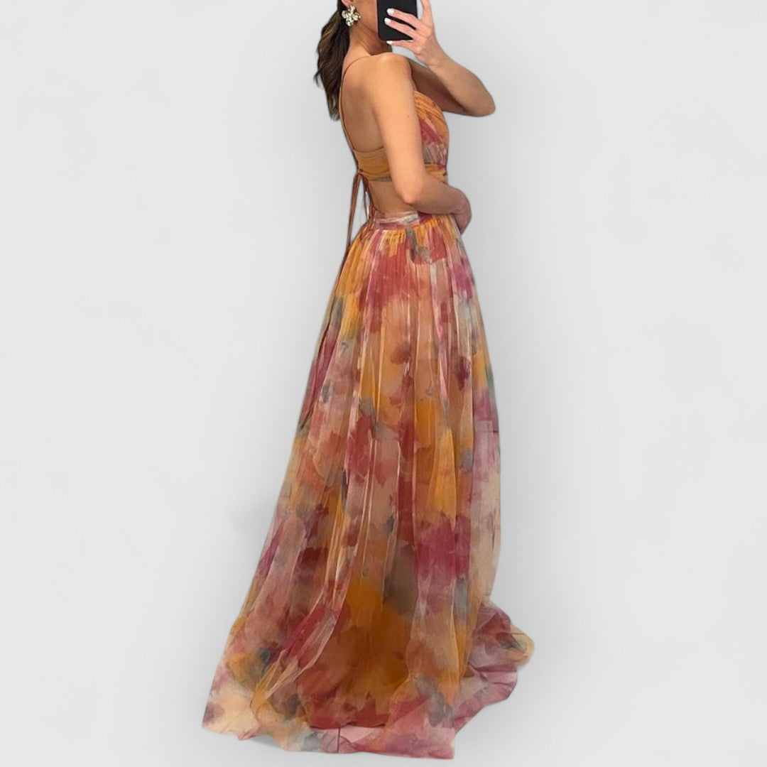 Willow | Floral Print Maxi Dress