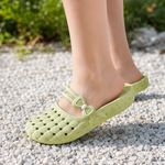Harlow | Covered-Toe Open-Back Slippers with a Bow