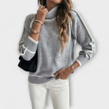 Trimmed High-Neck Jumper