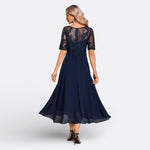 Mariana | Short-Sleeve Lace Dress