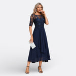 Mariana | Short-Sleeve Lace Dress