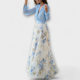 Harper | Shimmering Floral Maxi Dress