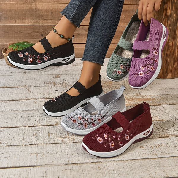 Leona Stylish Breathable Orthopaedic Shoes Lilac, photo studio