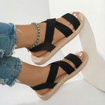 Valerie | Crisscross Strap Flatform Sandals