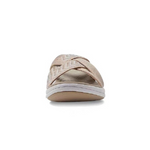 Belinda | Crossover Slide Sandals with a Cushioned Footbed