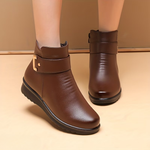 Lotte | Orthopaedic Winter Ankle Boots with a Buckled Strap