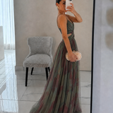 Elvira | Long Flowy Evening Dress