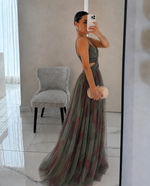 Elvira | Long Flowy Evening Dress