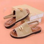 Mia | Slingback Sandals with a Buckle Detail