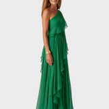 Talia | Maxi Dress with Cascading Ruffles
