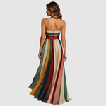 Sarah | Sleeveless Colourful Dress