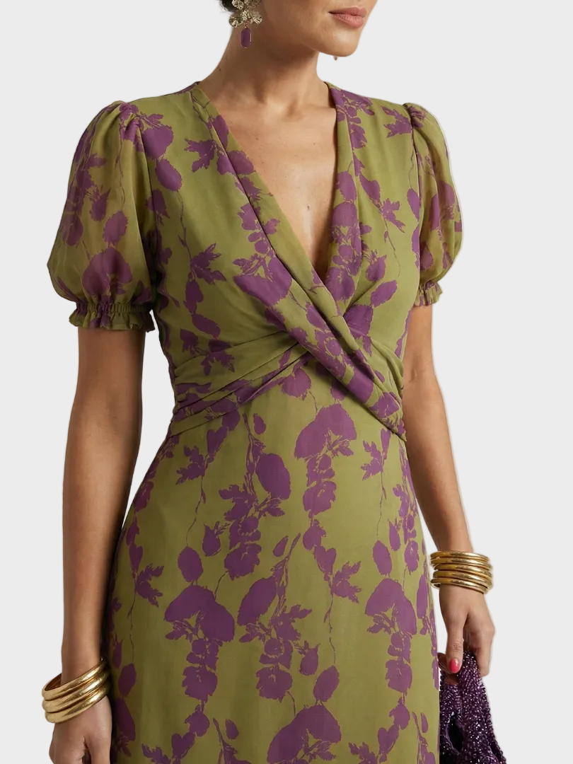 Natalie | Floral Midi Dress