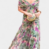 Maddison | V-Neck Floral Maxi Dress