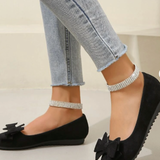 Francesca | Orthopaedic Ballet Flats with a Bow
