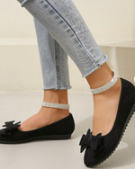 Francesca | Orthopaedic Ballet Flats with a Bow
