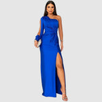 Meredith | Elegant One-Shoulder Maxi Dress