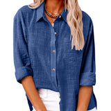 Martina | Oversized Shirt with Chest Pocket