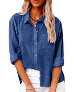 Martina | Oversized Shirt with Chest Pocket