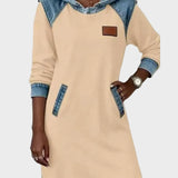 Irene | Hooded Denim Dress
