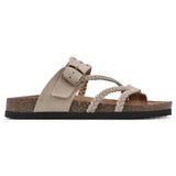 Leah | Braided Slide Sandals with a Buckle Strap