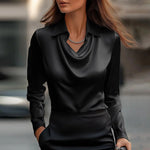 Antonia | Women's Elegant Cowl Neck Blouse