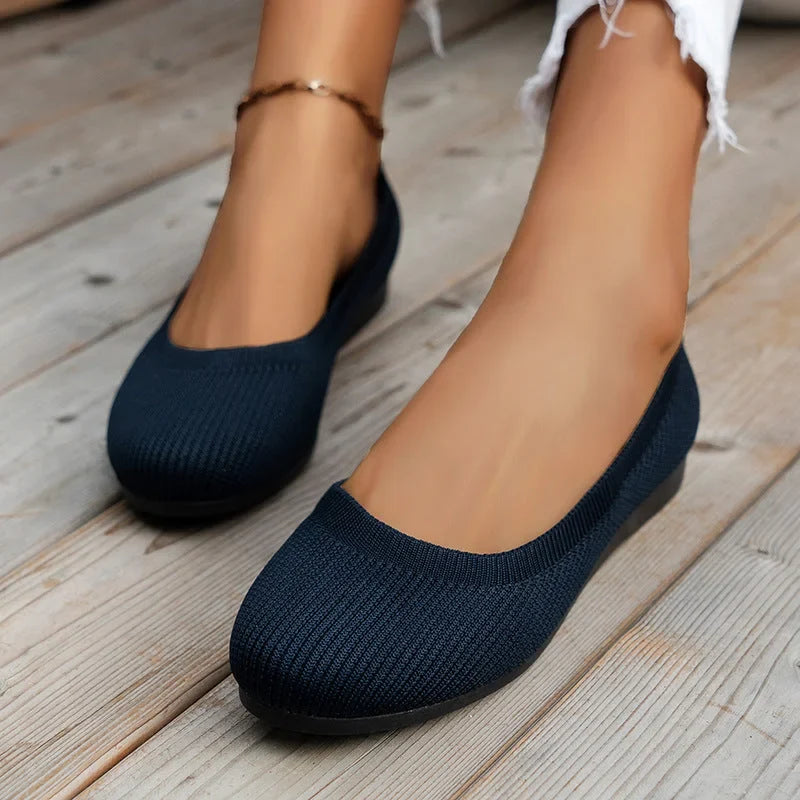 Frieda Comfort Shoes Navy, photo studio