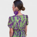Verity | Floral Tie-Front Wrap Dress