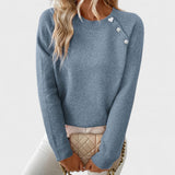 Asymmetric Button Jumper