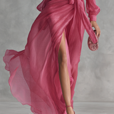 Amelia | Flowy Maxi Dress with Split