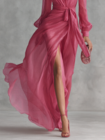 Amelia | Flowy Maxi Dress with Split