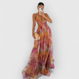 Willow | Floral Print Maxi Dress