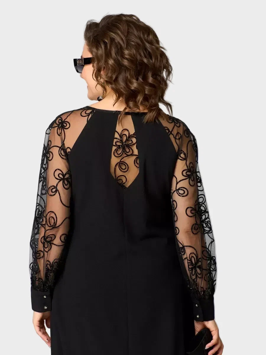 Celina | Classic Midi Dress for Special Occasions
