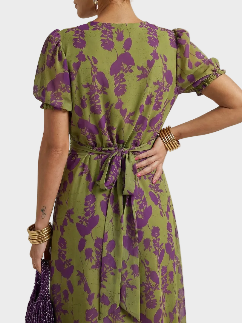 Natalie | Floral Midi Dress