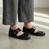 Riley | Buckled Strap Shoes with a Low Block Heel