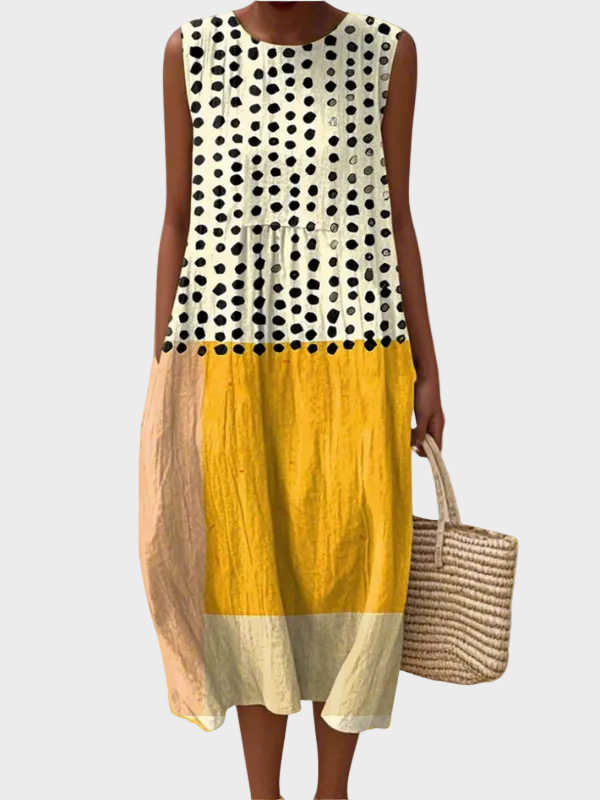 Susan | Effortless Midi Dress Multicolour, photo studio
