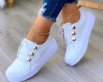 Clover | Platform Sneakers with Stud Details