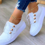 Clover | Platform Sneakers with Stud Details