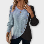 Two-Tone Button Jumper