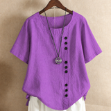 Ursula | Asymmetric Button Blouse